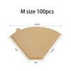 Cone Coffee Filter Paper, 100 Pcs Disposable Unbleached Natural Coffee Filters For Drip and Pour Over Coffee Maker