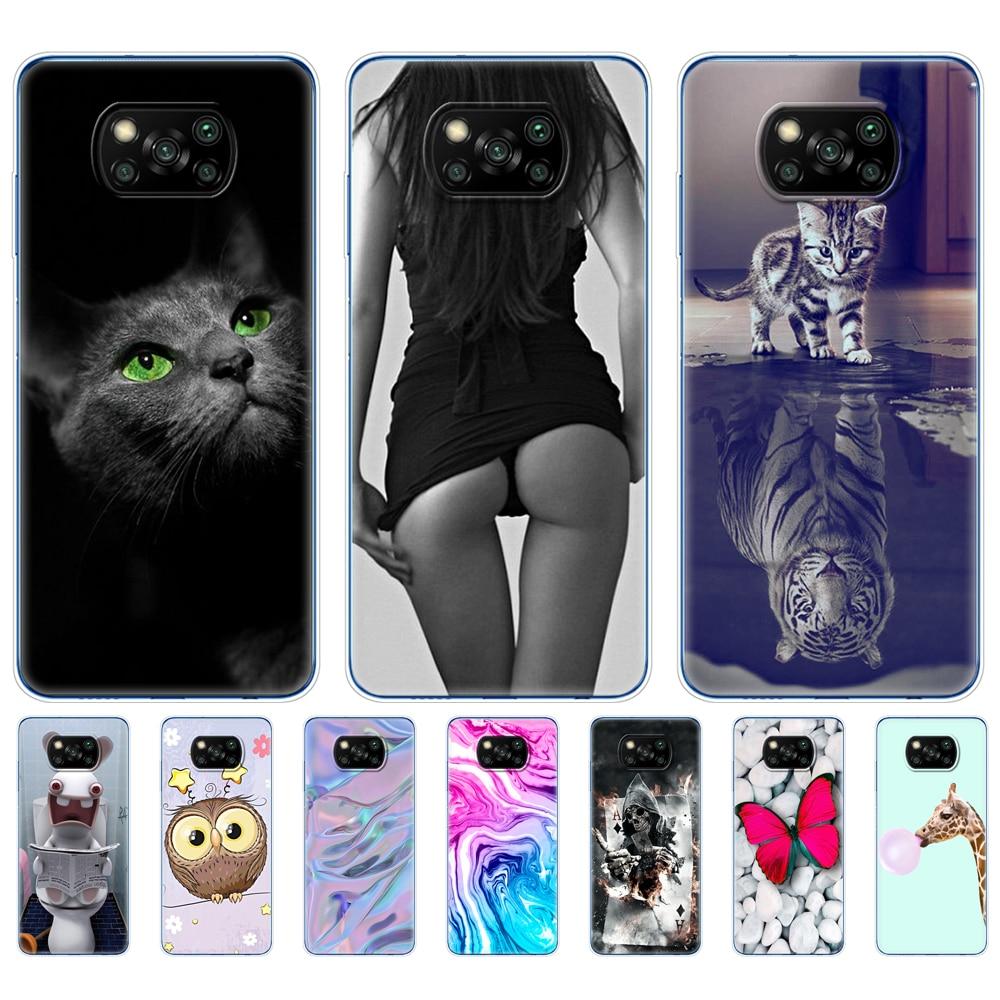 AQGGIIXY Custodia per Xiaomi Poco F8 Pro Cover, Trasparente Silicone TPU Case, Antiurto Bumper Protezione + Vetro Temperato Pellicola Protettiva (6.59) - Clear
