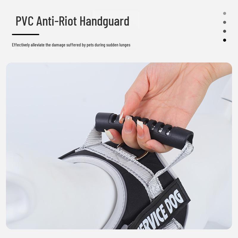 K9 Saddle Style Dog Harness & Leash - Explosion-Proof, Medium/Large Breeds, Border Collie, Golden Retriever