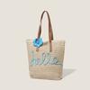 Large Capacity Weave Tote Bag Letter Summer Beach Straw Handbag Bohemian Shoulder Bag  Summer