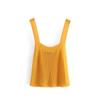 Fashion Style 2024 New Fall Women's Clothing Easiest for Match Textured Shoulder Strap Tops Knitting Short Vest 2488001