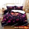 3D Print Chris Brown Bedding Set Boys Girls Twin Queen King Size Duvet Cover Pillowcase Bed Boys Adult Home Textileextile