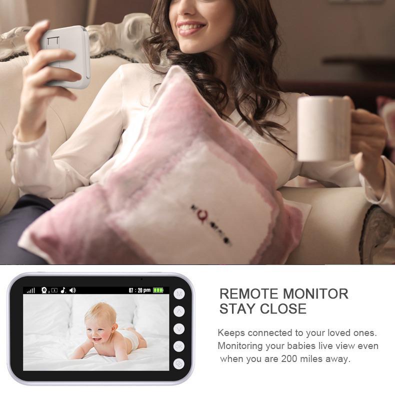 4.3-Inch HD Baby Monitor with Night Vision