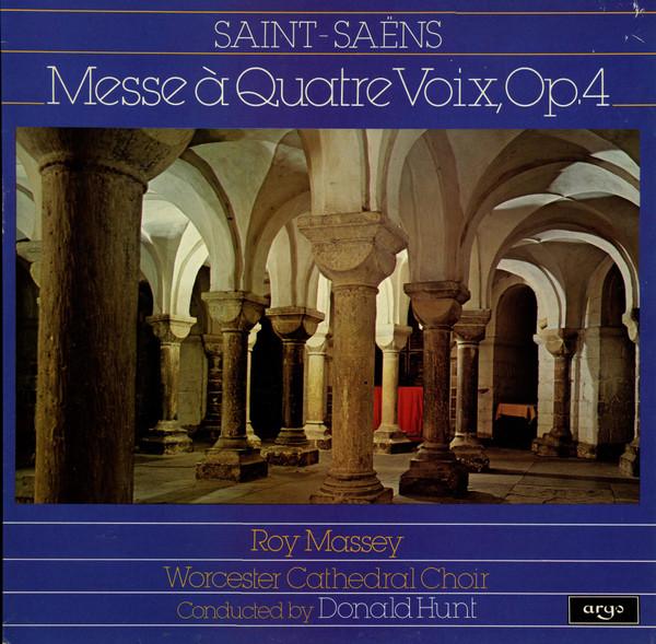 

LP Record ROY MASSEY WORCESTER CATHEDRAL CHO Saintsaens Messe A Quatre Voix O ZRG889 Argo 1978 UK Classical Used