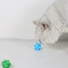 Hüpfender Katzenspielzeugball mit elastischem Rückprall TPR Multi-Winkel-Kauspielzeug für Alleinspiel & Zahnen Selbstunterhaltungsspielzeug für Kätzchen Erwachsene Katzen