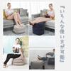dodulara Air Portable Foot Pillow with 3D Easy to 3 Height Storage Bag Travel Accessory for and Prevents Leg Swelling and Economy Class Syndrome