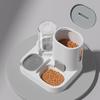 2-in-1 Automatic Cat Feeder And Water Dispenser Large Capacity Pet Food Feeder And Water Bowl for Small Medium Dogs Cats