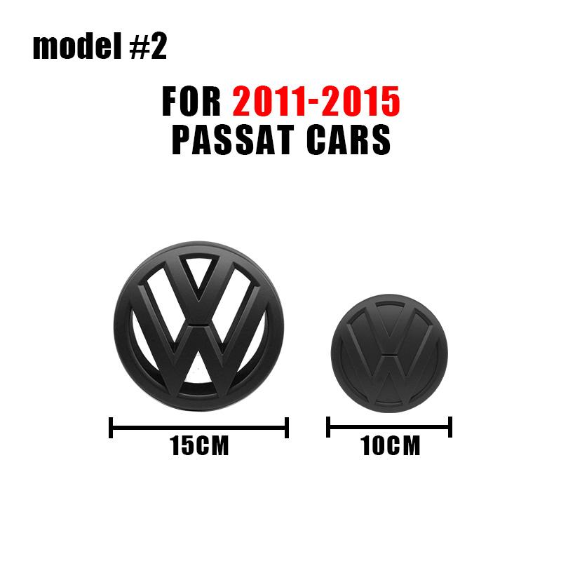 2026 Hot For VOLKSWAGEN VW For Volkswagen PASSAT B6 B7 2011-2015 Passat B8 2016-2018 VW Logo Car Badge Hood Front Fence Rear Tru