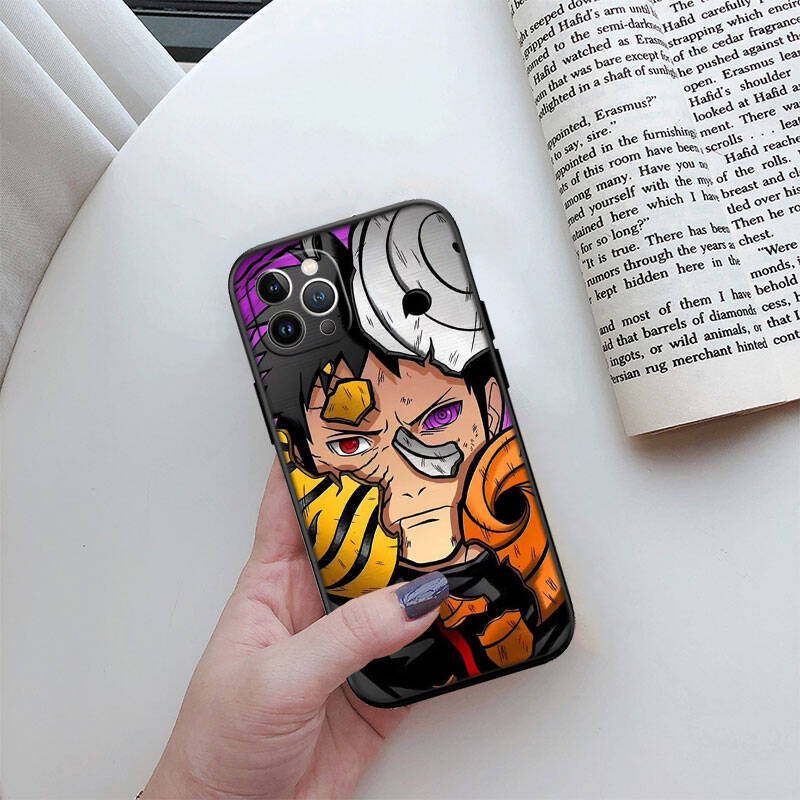MH151 Uchiha Obito Phone Shell Case for iPhone 7 8 11 12 13 14 15 16 17 16E XS Pro Max XR X SE Air