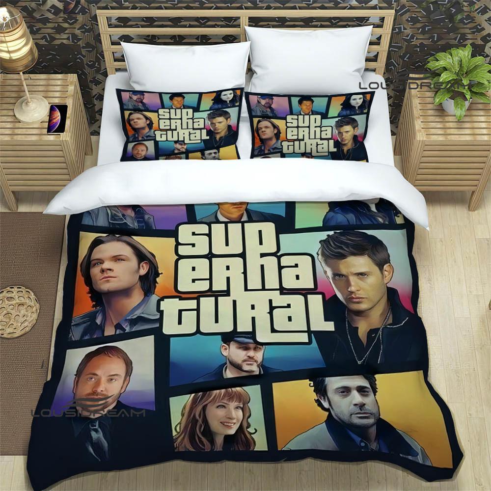 3D Supernatural Join the Hunt Bedding Sets exquisite bed supplies set duvet cover comforter set bedding set luxury birthday gift