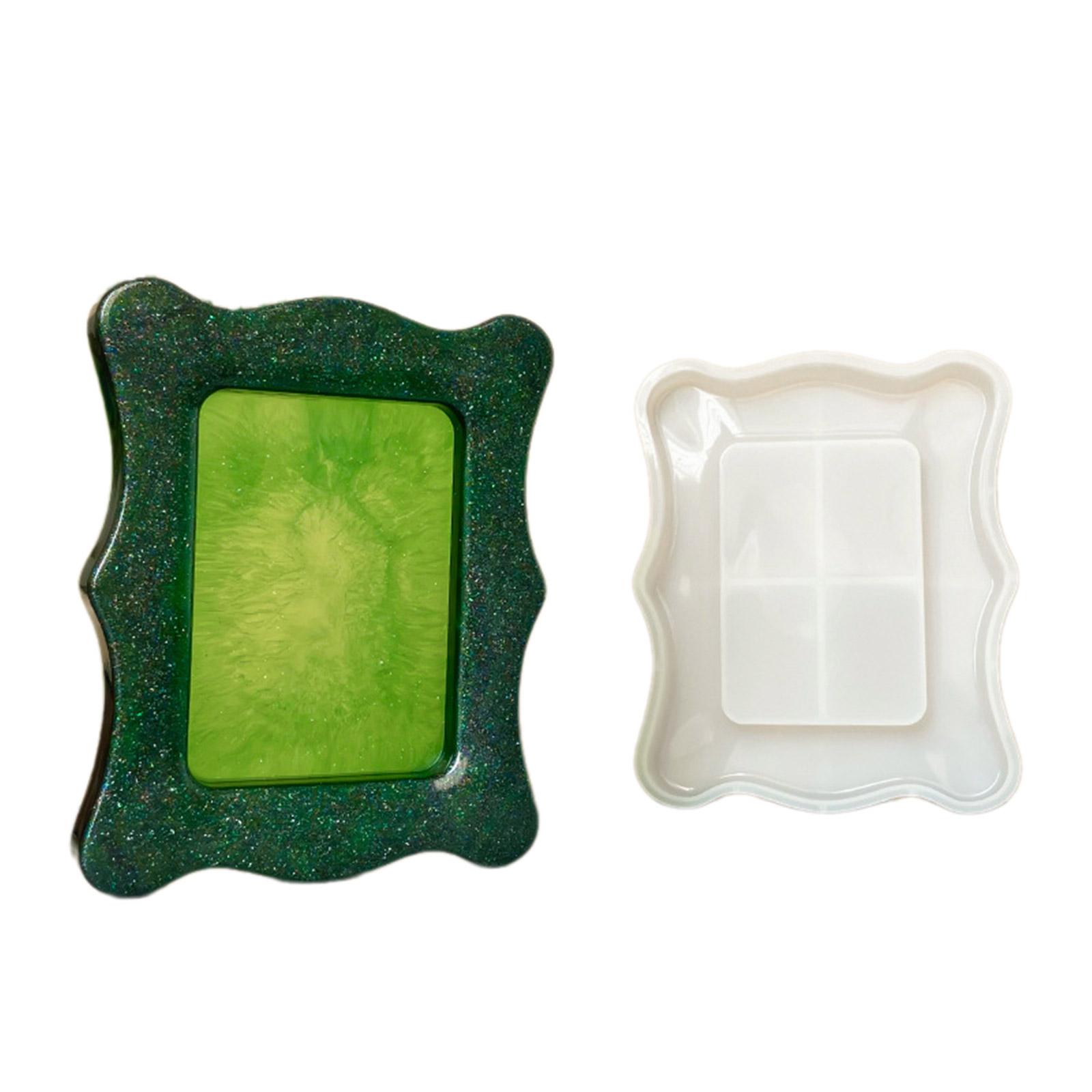 

Большие силиконовые формы для поделок из смолы, силиконовые формы для рамок для фотографий, подходящие для изготовления украшений для дома T2