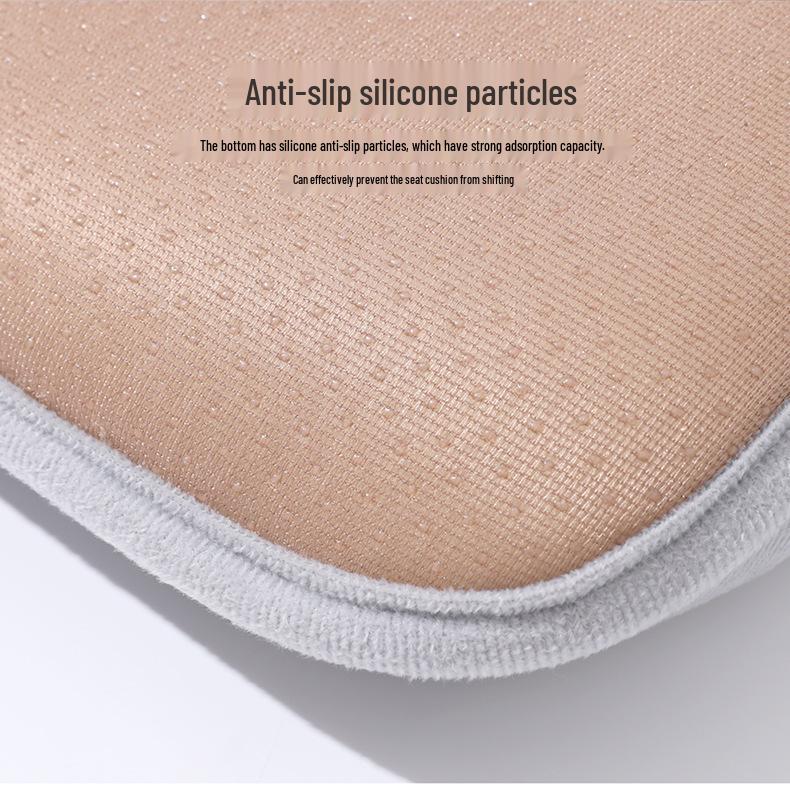 Plush Heated Car Seat Cushion - Winter Warm Fleece-Lined Thickened Cushion