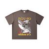260 GSM Double Yarn 32 Count 100% Cotton Chainsaw Man V43 Denji Print Unisex Heavy Cotton T Shirt
