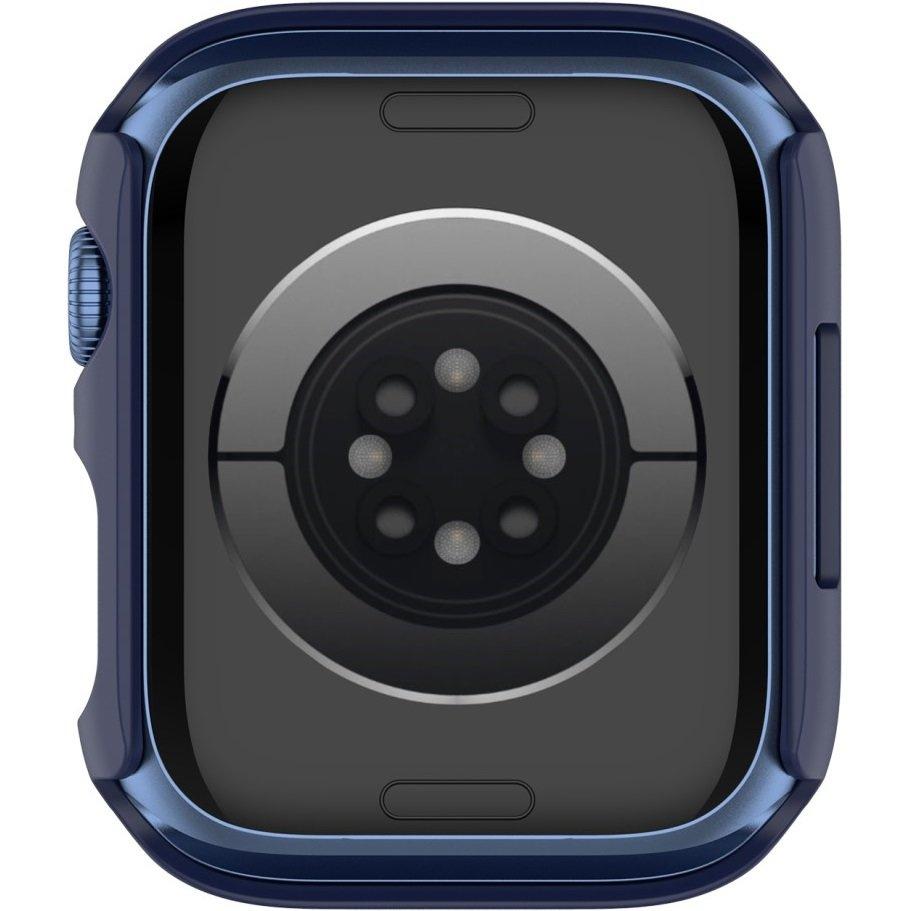 2in1 Case + Tempered Glass for Apple Watch 7/8/9 45MM, Navy Blue