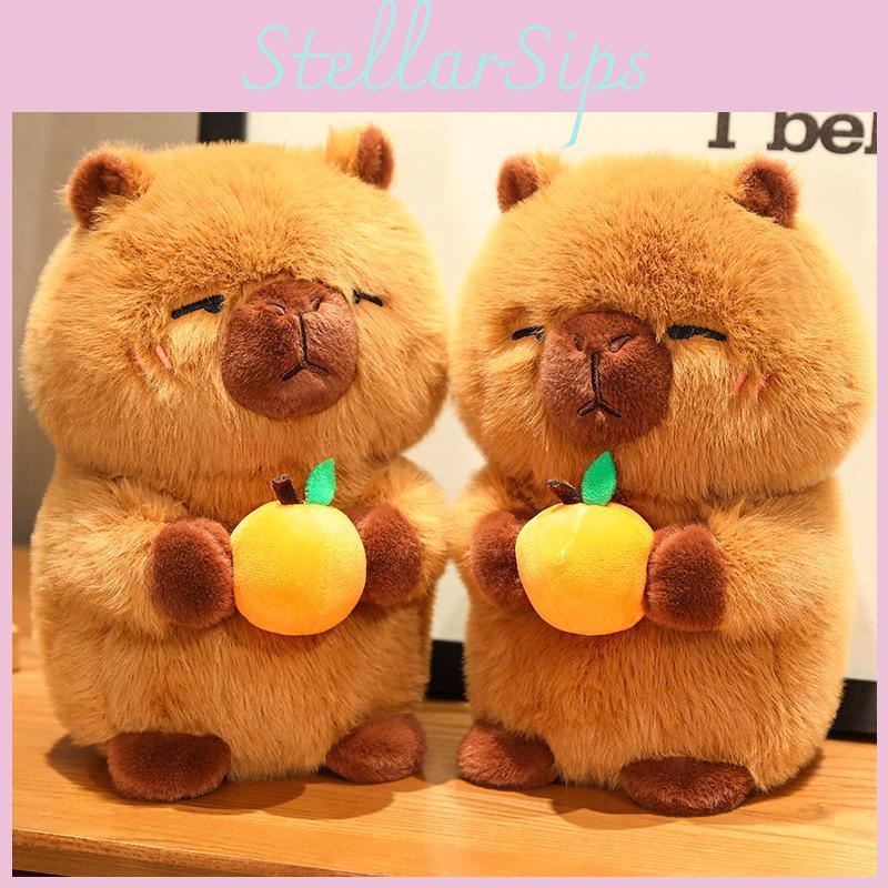 Capybara Cartoon Design Plush Doll Toy For Kids Room Decor And Gifts Birthday