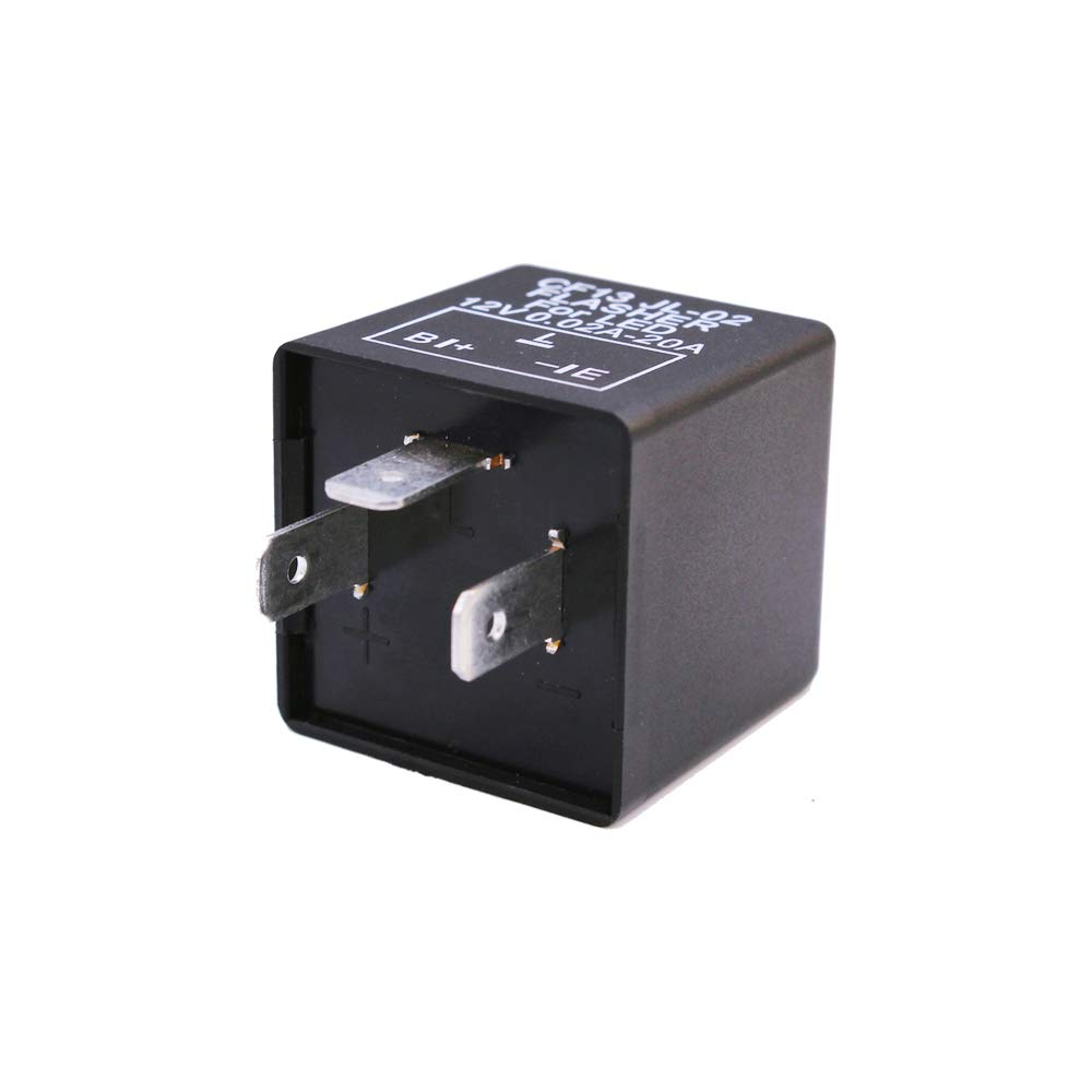 HUIQIAODS IC Turn Signal Relay for Motorcycles and Cars, Compatible