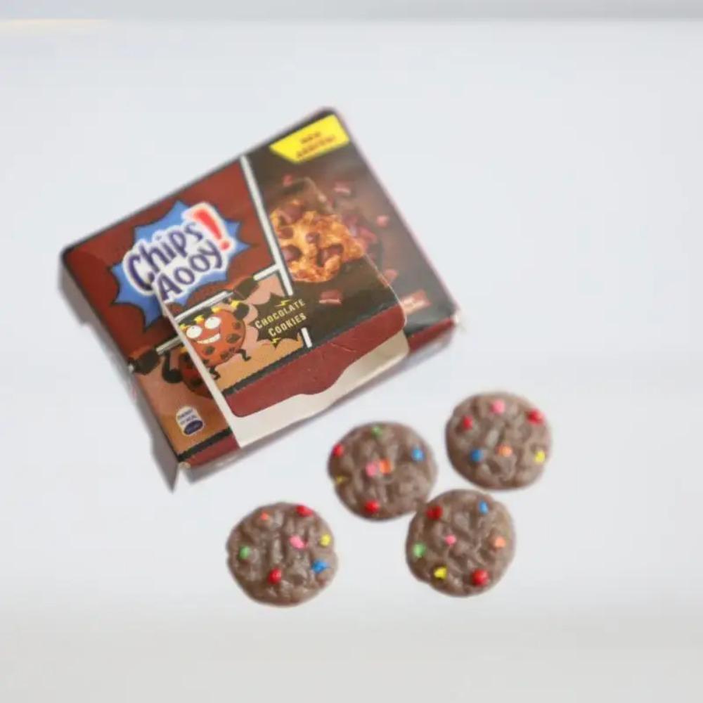 

Новый Миниатюрный Кукольный Домик Милое Печенье Бисквит С Коробкой Симуляция Мини Еда для Барби OB11 Кухня Кукольные Аксессуары Игрушка