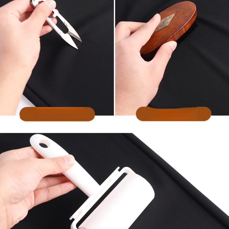 Black Flared Wide-Leg Pants High Waist Draped Petite Casual Slim Straight Floor-Length Split Suit Pants