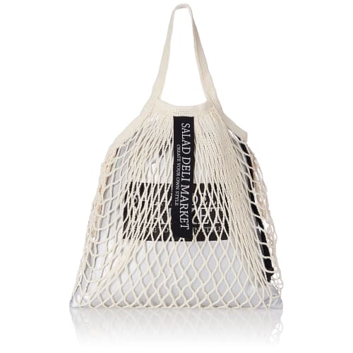 

Showa SALAD DELI MARKET Lunch Bag, Natural Woven Cooler Bag, 26 x 29cm