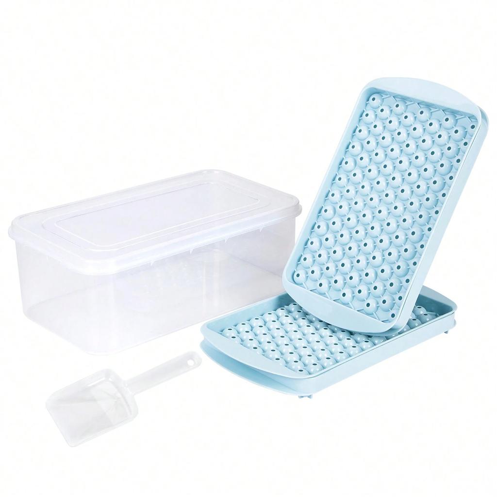 2/3/4PCS 104 Grids 3D Round Ice Cube Tray Frozen Whiskey Ball Popsicle Ice Cube Mold Coffee Juice Ice Ball Maker Kitchen Tools