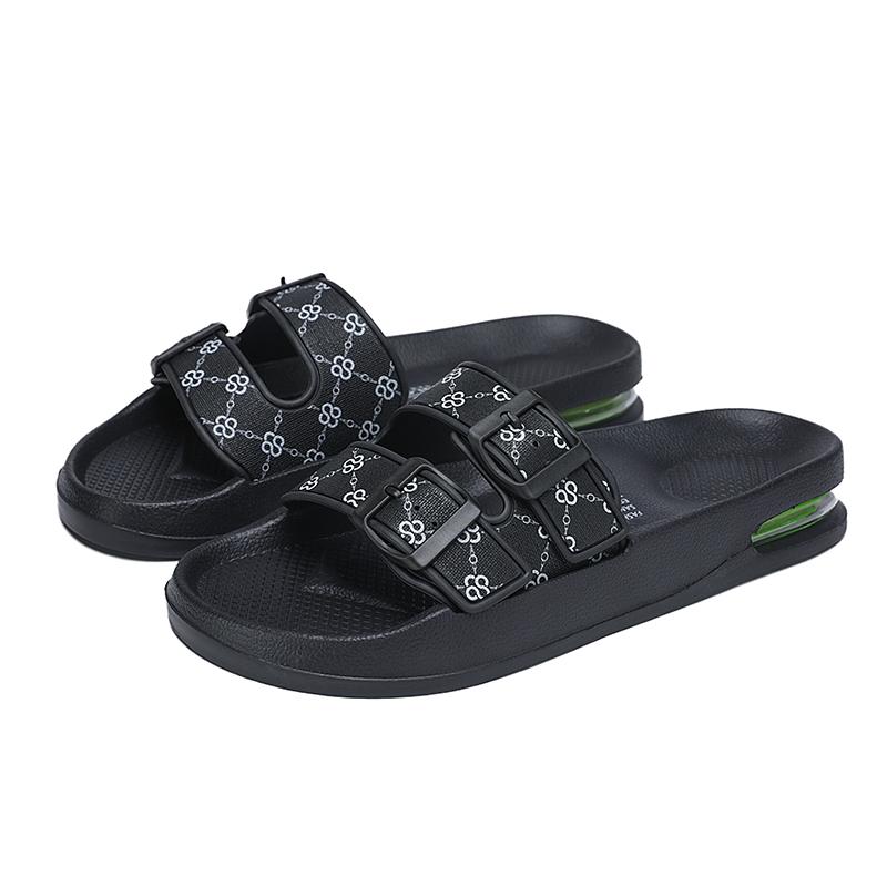 

Мужские сандалии шлепанцы дышащие модные нескользящие сандалии для мужчин лето большой размер повседневные удобные пляжные тапочки 40 чёрный