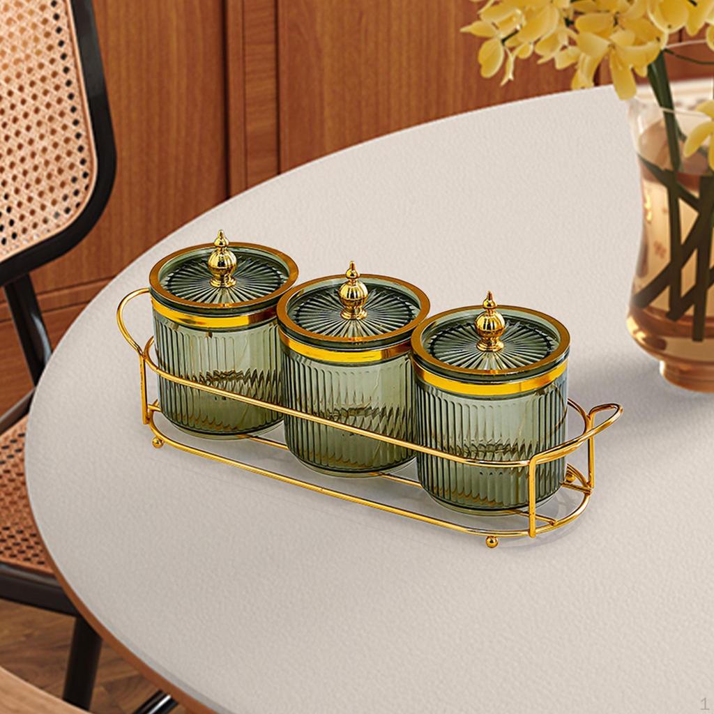 Dry Fruit Tray with Lid Appetizer Serving Plate Food Storage Container Snacks Dish Divided Nut Bowl