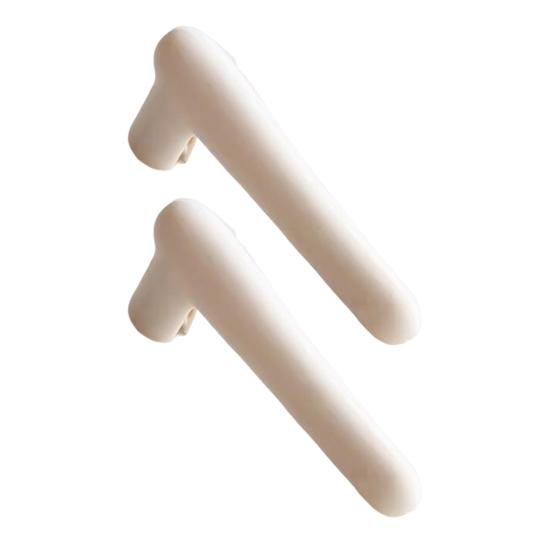 2Pcs Silicone Door Handle Covers Universal Anti-Collision Anti-Static Safety Door Lever Grip Handle Cover Bumper Protectors Cushions