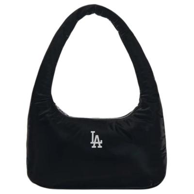 Polyurethane Hobo Bag Shoulder Bag Unisex Black Casual 3ABQS044N-07BKS