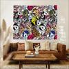 Japanese Tokidoki Tapestry Tapestry Art Printing Indian Buddha Wall Decoration Witchcraft Bohemian Hippie INS Home Decor