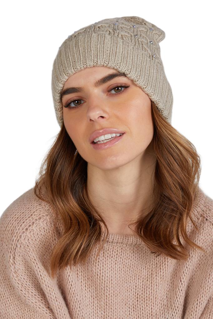 Valeri Women' Hat Dark Beige