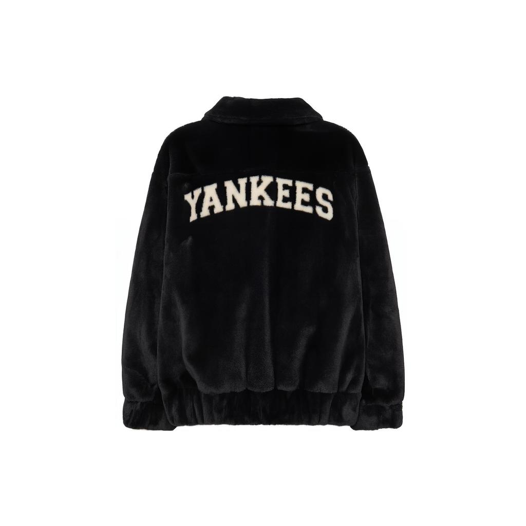 New MLB Velvet Jackets Unisex Black 3AFDV0236