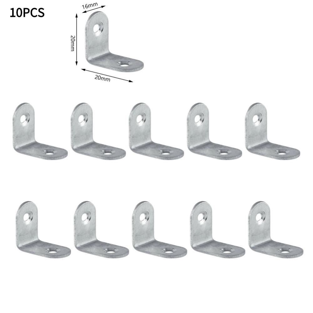 Stainless Steel Angle Corner Brackets Universal Furniture Corner Connector Brace Joint Fastener Cabinet Support Fixing Frame