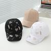 Kids Baseball Cap 52-54cm 2-8 Years Girls Spring Summer Sun Hat Boys Cap Outdoor Travel Cute Adjustable Snapback Casual Hip Hop