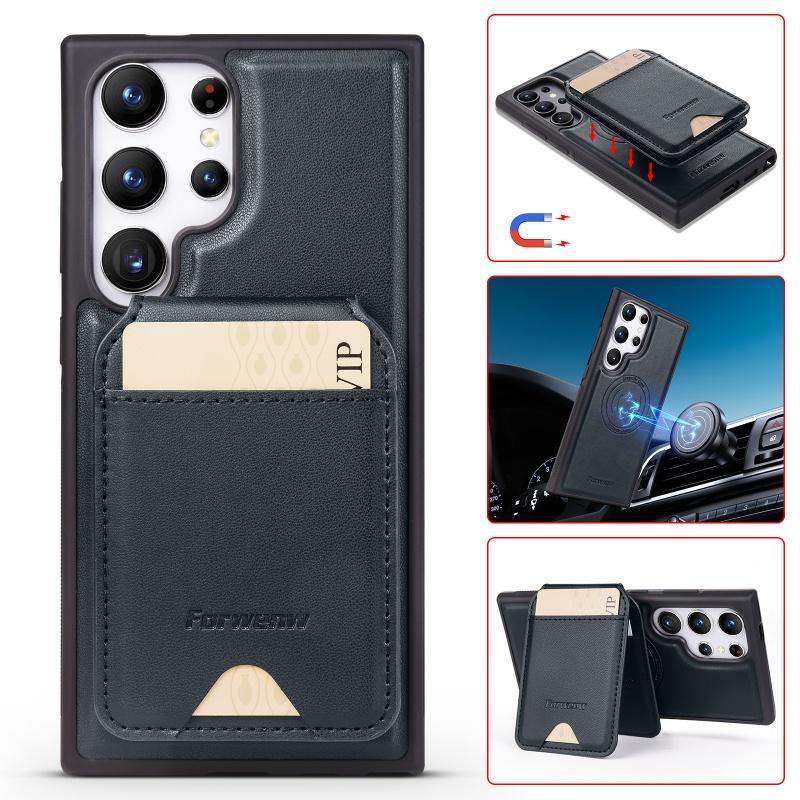 

Magnetic Leather Flip Wallet Phone Case for Samsung Galaxy A17 A56 A36 A16 A55 A35 A15 S25 Ultra S24 Plus S23 S22 Note 20 Cover (Samsung S24 Ultra)