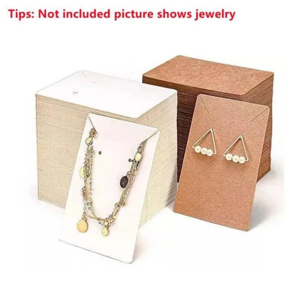 50pcs/set Earrings Necklaces Display Cards Jewelry Packaging Cardboard