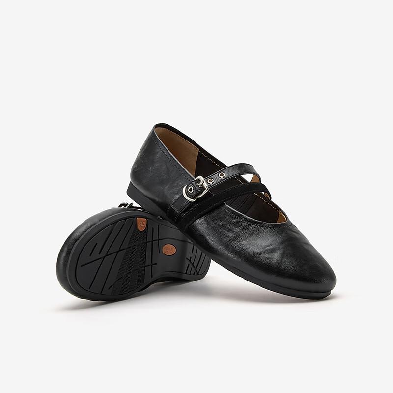 Bata Twin Secret Mary Jane Shoes for Women Casual Lambskin Soft Sole Flats