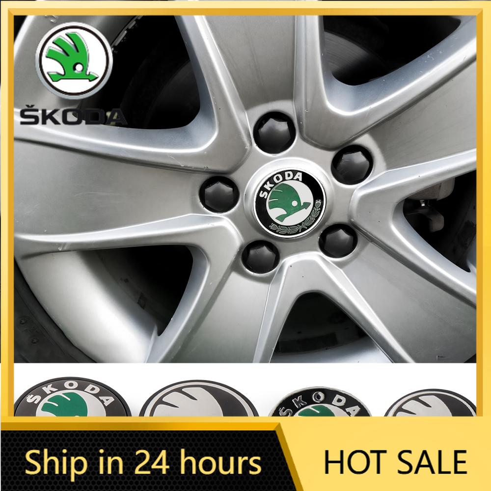 2026 Horké Pro SKODA 4KS 55/65mm Originální Středová Krytka Kola Auta Krytka Náboje Znak Pro Skoda Octavia Fabia Rapid Yeti Superb A5 A7 V
