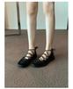 Rindslederversion~ Neue Ballerina-Sneaker Damen Schnür-Freizeitschuhe vielseitig Mary Jane Damenschuhe flache Einzelschuhe