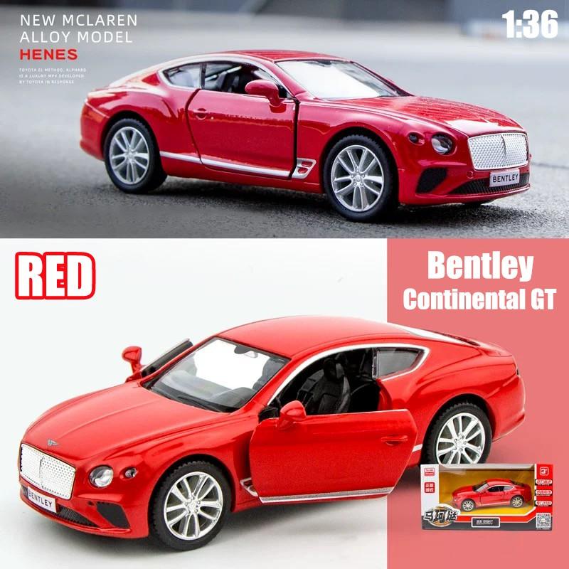 

РУМ1:Масштаб 36 Литой автомобиль Bentley Continental GT Игрушки для мальчиков детские игрушки подарок на день рождения игрушечные машинки детские игрушки модель автомобиля игрушечные машинки коллекция моделей красный