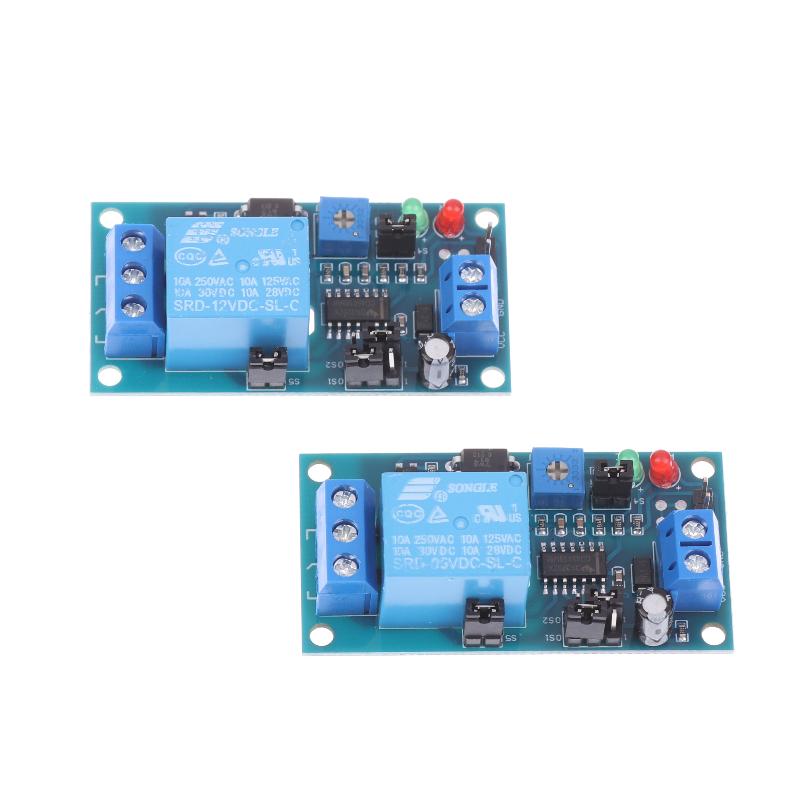 Adjustable Time Delay Relay Module 5V/12V Dc Turn On /Delay Turn Off Relay Switch Module With Timer Relays Board