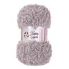 Curly Faux Fur Plush Yarn for DIY Hand-Knitting - Teddy, Doll Accessories, Scarf, Hat, Vest, Thick Coral Fleece