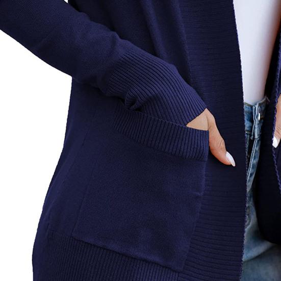 Cardigan Sweater Warm Open Front Casual INS Knitted Autumn Winter Women Cardigan for Dating