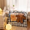 Skin Friendly Throw Blanket Dinosaur Pattern Bed Blanket Quilt Cartoon Flannel Blankets  Office