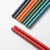 5Pairs Silicone Chopsticks Set Japanese Non-slip Chopsticks Noodle Sushi Food Chop Stick Kitchen Tableware Set Gift Dinnerware