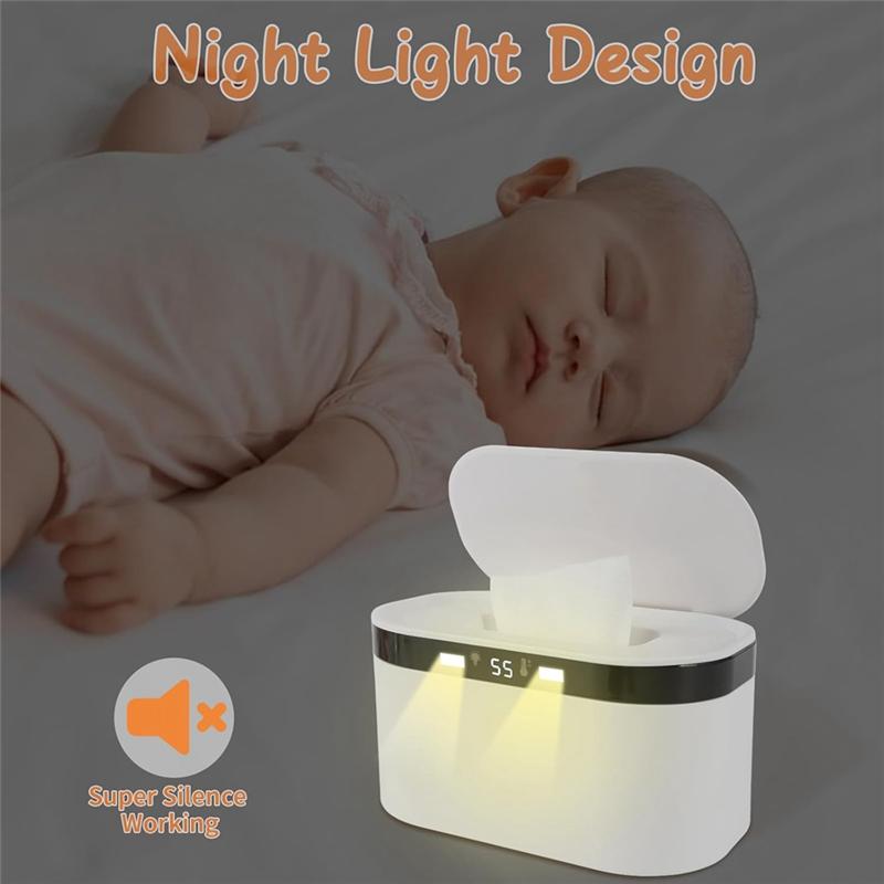 A25F-For Baby Wipes, Baby Wipe Warmer 5 Modes Temperature Control Dual Heat Technology For Wet Wipes For Baby' S Comfort
