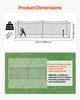 Baseball Batting Cage, 10668 x 3200 x 3100mm Freestanding Portable Batting Cage, Hitting Cages with 45-Ply Knotted HDPE & Long Positioning Ropes,