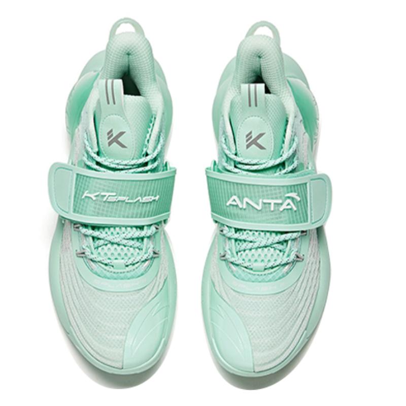 Anta Water Flower 3 Cushioning Anti-Slip Wear-Resistant Breathability Low-Top Basketball Shoes Lime Soda Sneakers 112121604S-4