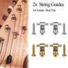 2pcs Electric Guitar String Retainers Tree Standard Roller String Guides for Electric Guitar Replacement Parts Durable