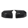 For Ford F150 F-150 2015- Car Sticker Rearview Side Mirror Cover Wing Cap Exterior Door Rear View Case Trim Carbon Look