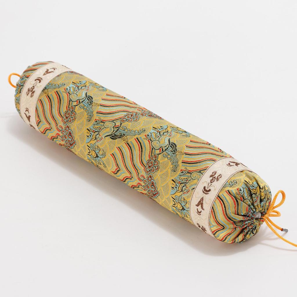 Meet Ai Satin Cervical Pillow: Multifunctional Mugwort Neck Support with Detachable Cylindrical Design